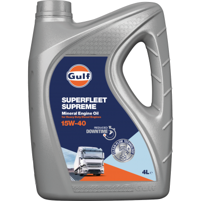 Двигателно масло Gulf Superfleet Supreme 15W40 4L