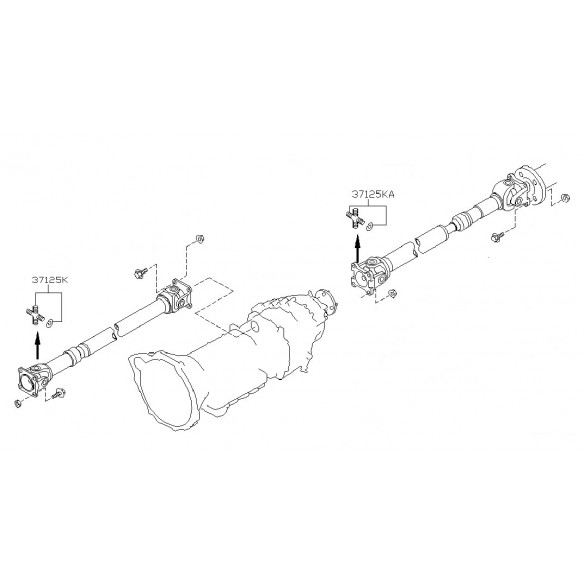 Каре кардан C7125-VB925 NISSAN OEM PARTS