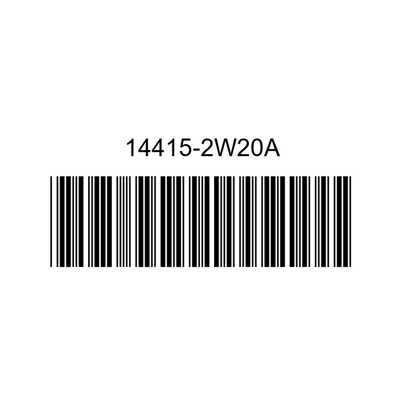Гарнитура вход турбо 14415-2W20A NISSAN OEM PARTS