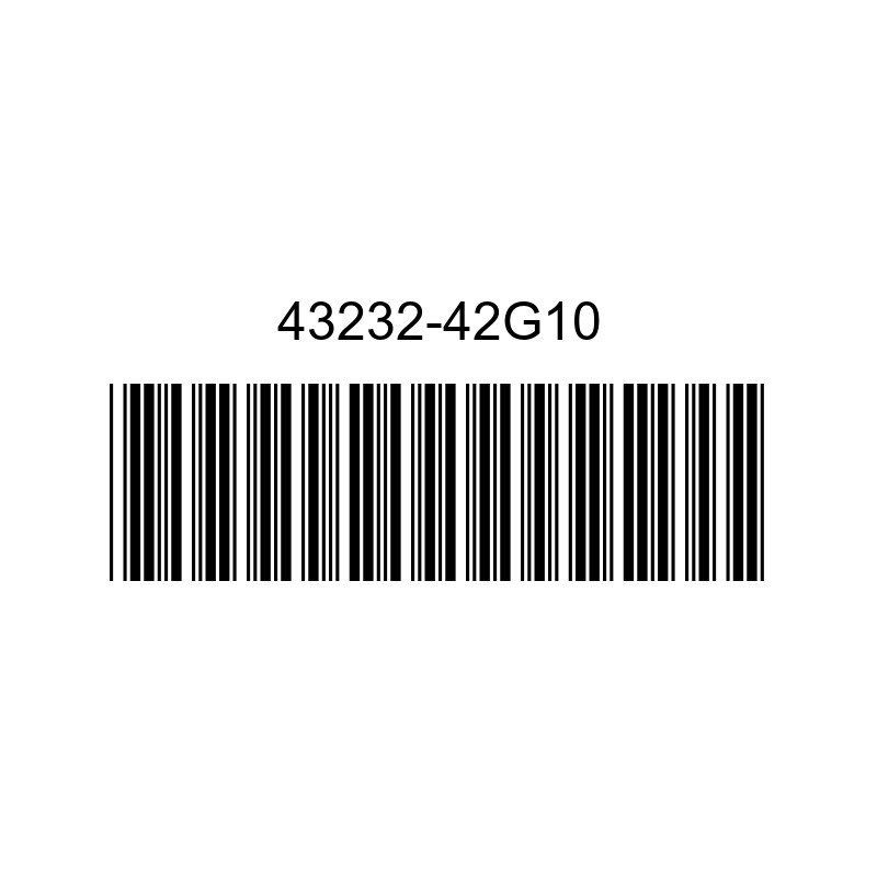 Семеринг задна главина външен 43232-42G10 NISSAN OEM PARTS