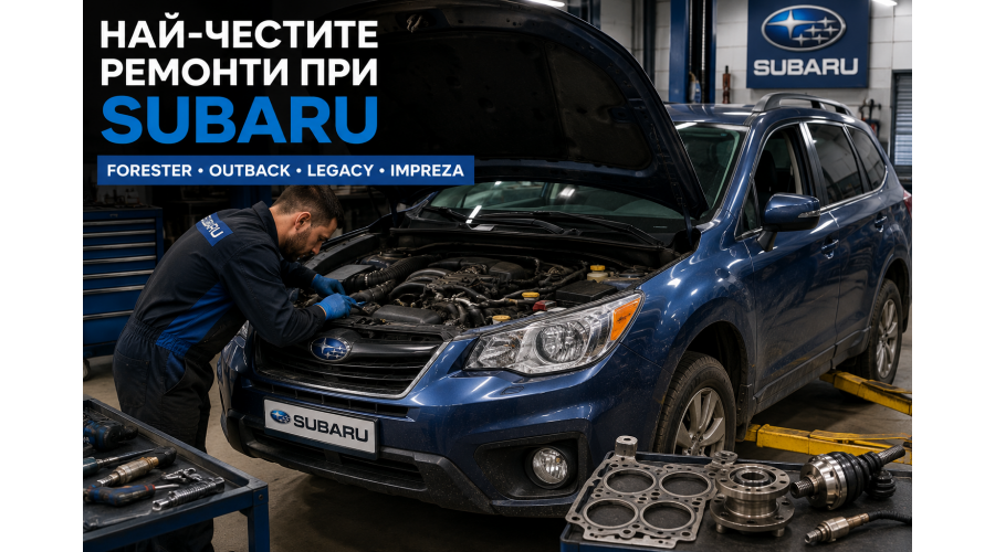 Най-честите ремонти при автомобилите Subaru